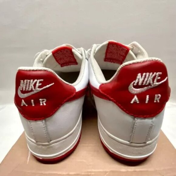 Nike Air Force 1 Men's 10 White Red Low '82 Limited 306353-161 Rare 2003 Y2K Vtg - Picture 5 of 16
